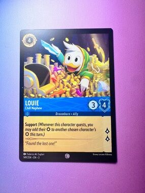 louie [ducktales] - 149/204 (common) — lorcana: into the inklands
